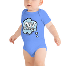 Babybody med texten "OH!"