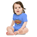 Babybody med texten "BANG"