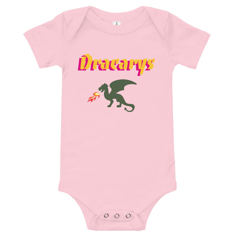 Babybody med texten "Dracarys"