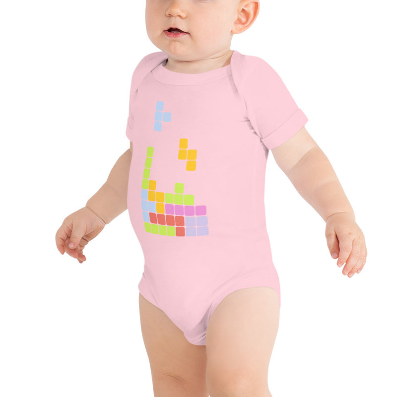 Babybody med tetris