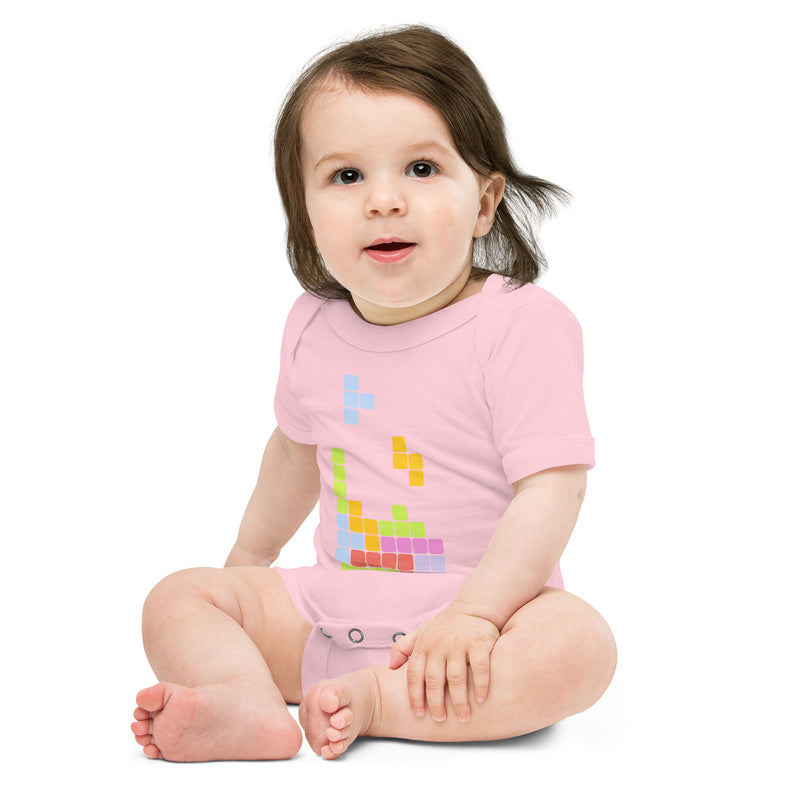 Babybody med tetris