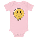 Babybody med smältande smiley