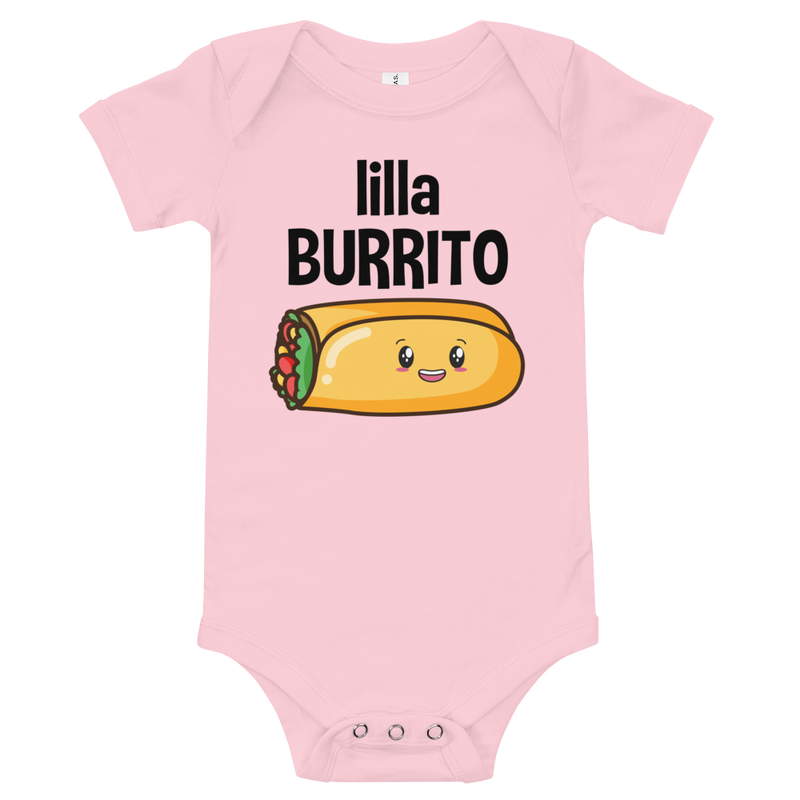 Babybody med texten "lilla Burrito"