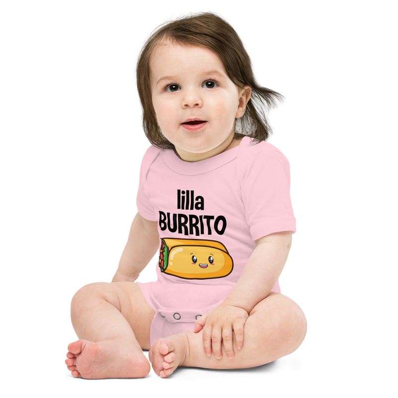 Babybody med texten "lilla Burrito"