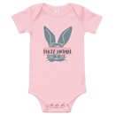 Babybody med texten "Party Animal"