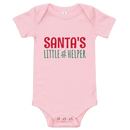 Babybody med texten "Santas little helper"