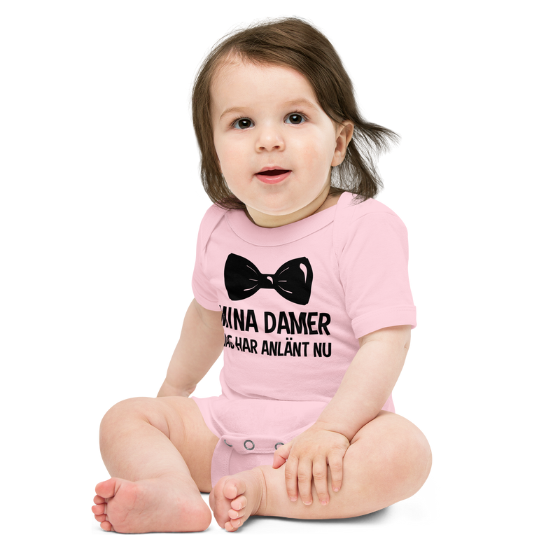 Babybody med texten "Mina damer"