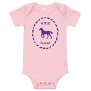 Babybody med texten "YEE HAW"