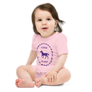 Babybody med texten "YEE HAW"