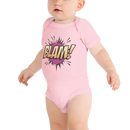Babybody med texten "BLAM!"