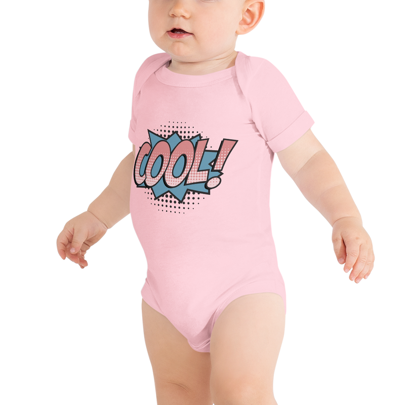 Babybody med texten "COOL!"