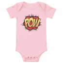 Babybody med texten "POW"