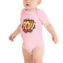 Babybody med texten "POW"