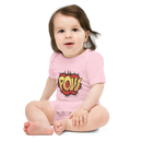 Babybody med texten "POW"