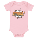 Babybody med texten "WHAM!"