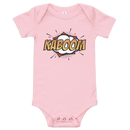 Babybody med texten "KABOOM"