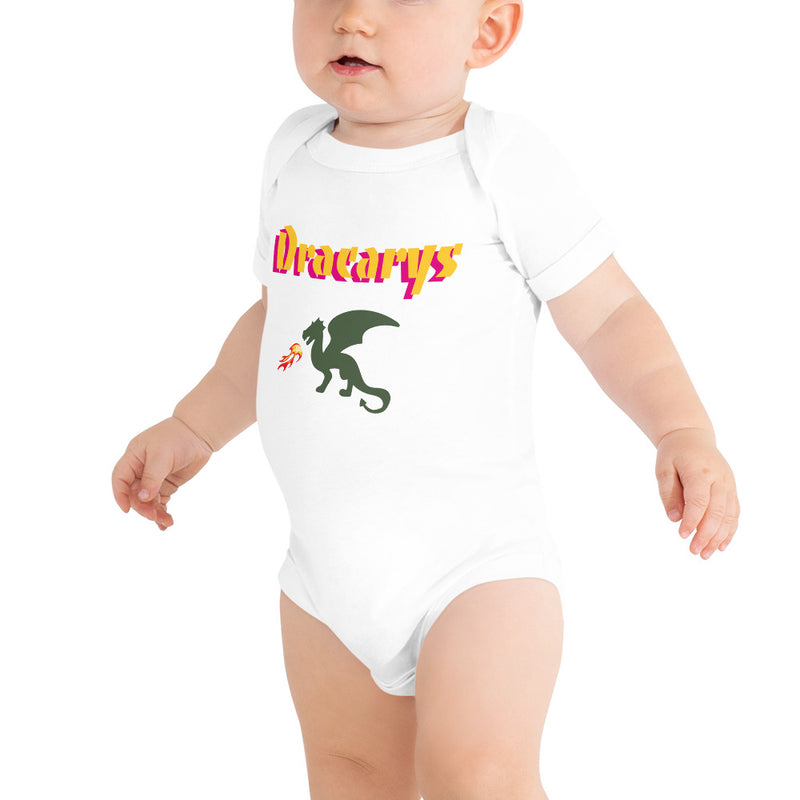 Babybody med texten "Dracarys"