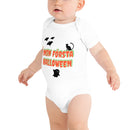 Babybody med texten "Min första Halloween"