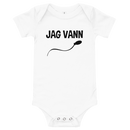 Babybody med texten "Jag vann"
