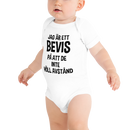 Babybody med texten "Jag är ett bevis"