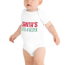 Babybody med texten "Santas little helper"