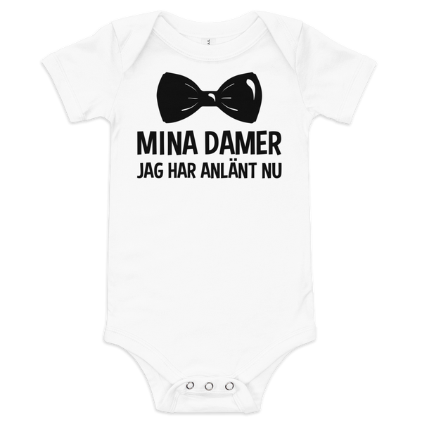 Babybody med texten "Mina damer"