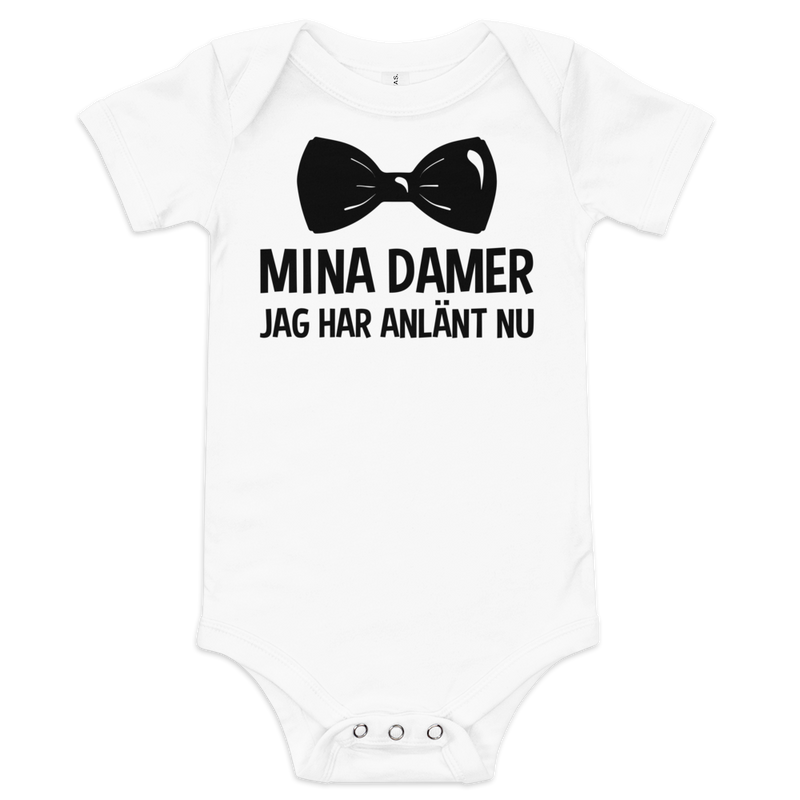 Babybody med texten "Mina damer"
