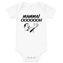 Babybody med texten "Mamma oooooh!"