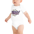 Babybody med texten "YIKES!"