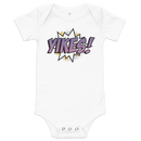 Babybody med texten "YIKES!"