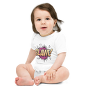 Babybody med texten "BLAM!"