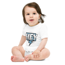 Babybody med texten "HEY"