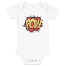 Babybody med texten "POW"