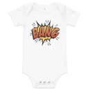 Babybody med texten "BANG"