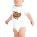 Babybody med texten "BANG"