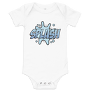 Babybody med texten "SPLASH"