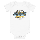 Babybody med texten "SMASH!"