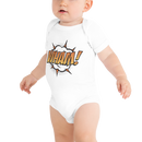 Babybody med texten "WHAM!"