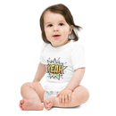 Babybody med texten "YEAH"