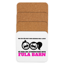 Glasunderlägg med tryck "Jag har iaf inte fula barn"