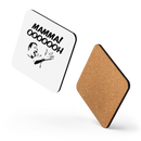 Glasunderlägg med tryck "Mamma! OOOOOH"