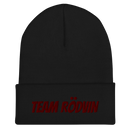 Mössa med broderad text -TEAM RÖDVIN
