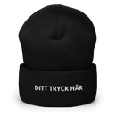 Mössa med broderad text - Ditt tryck