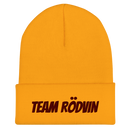 Mössa med broderad text -TEAM RÖDVIN
