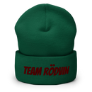 Mössa med broderad text -TEAM RÖDVIN