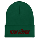 Mössa med broderad text -TEAM RÖDVIN