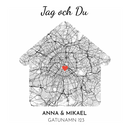 Poster - Kärlekskarta