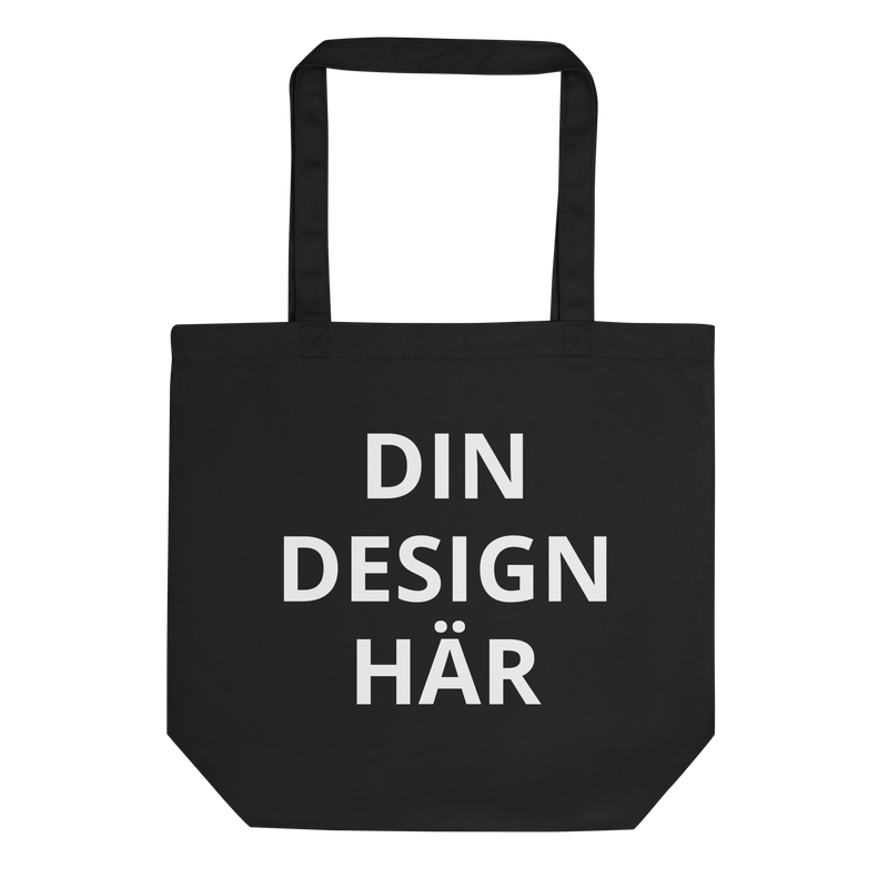 Svart tygkasse - Din design