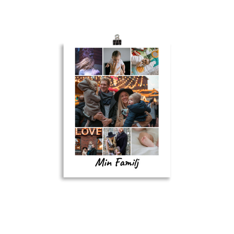 Poster - Fotokollage med dina egna favoritbilder!