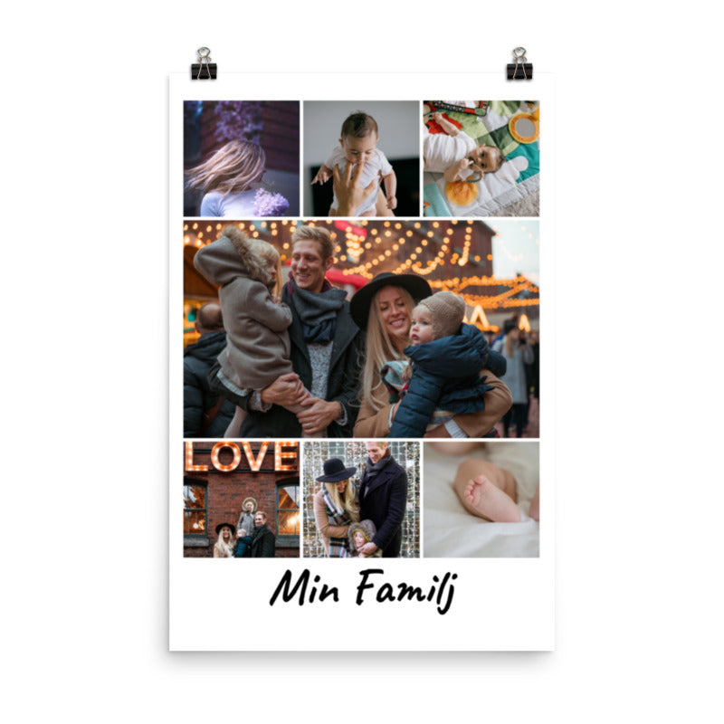 Poster - Fotokollage med dina egna favoritbilder!